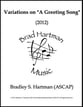 Variations on a Greeting Song Concert Band sheet music cover